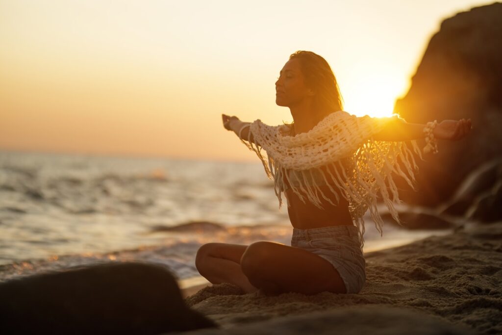 Meditação na Praia